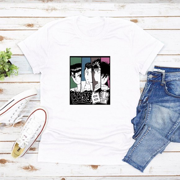 Yu Yu Hakusho Characters Anime T-Shirt - Picture 1 of 1